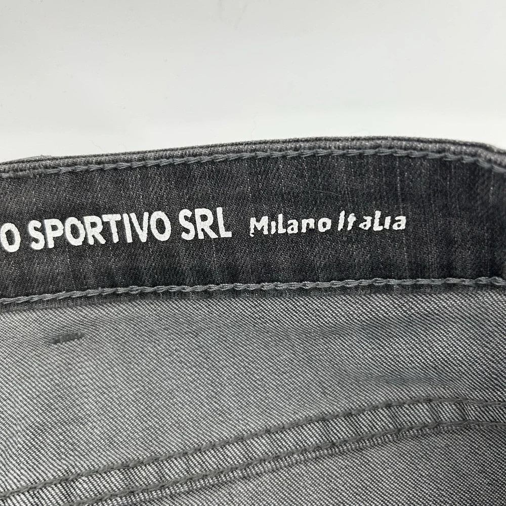 V 1969 Italia Jeans 34x32 Black ‎ Moto Biker Abbigliamento Sportivo SRL Grudge